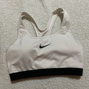 White Dri-fit Nike Sports Bra